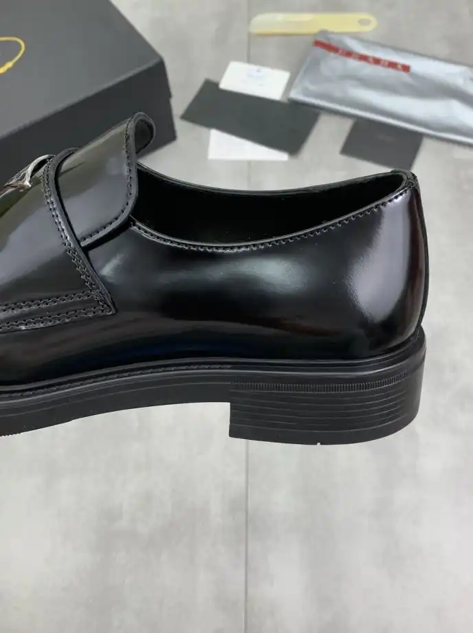 hype Prada Leather Shoes