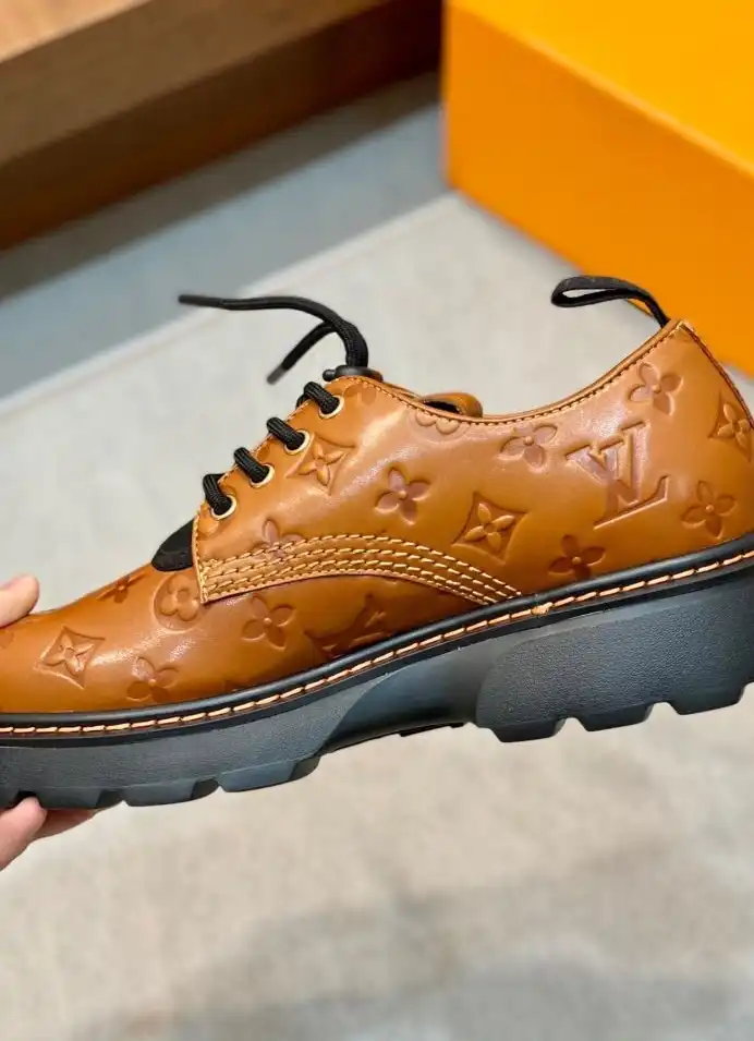 hype LV Leather Shoes