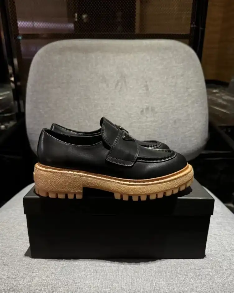 hype Prada Leather Shoes