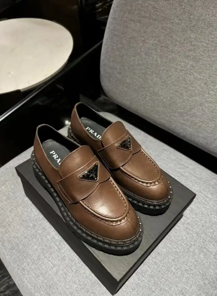 hype Prada Leather Shoes