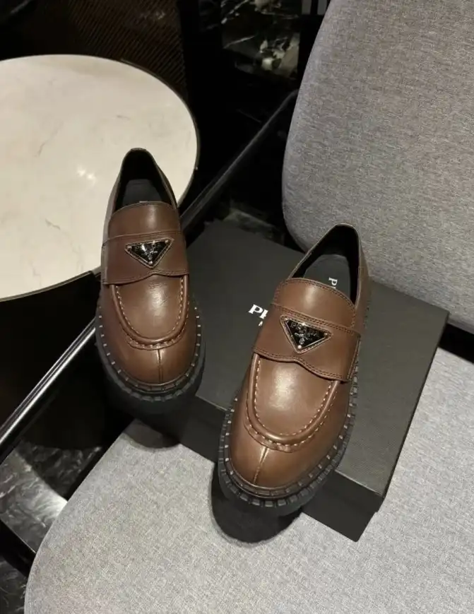 hype Prada Leather Shoes