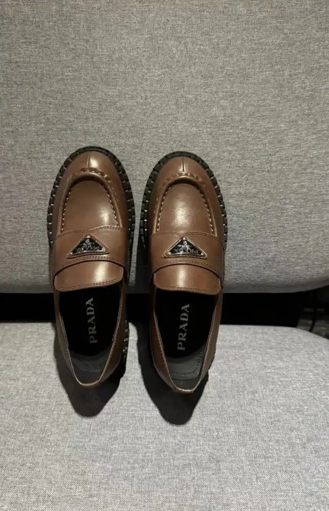 hype Prada Leather Shoes