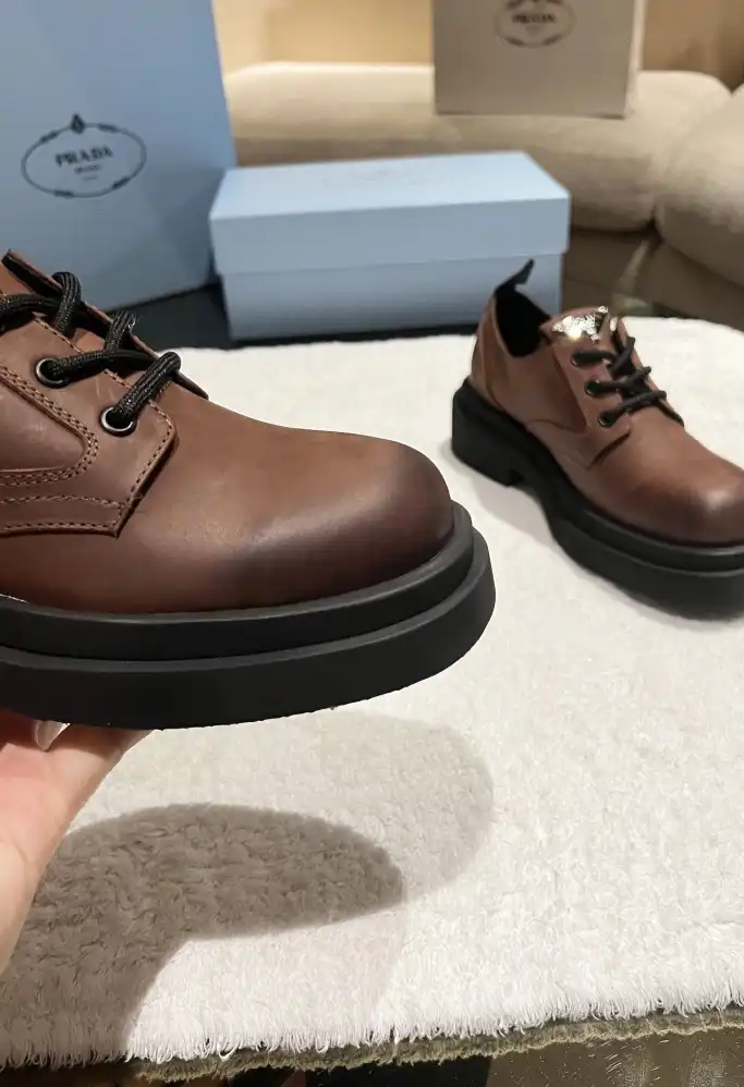 hype Prada Leather Shoes