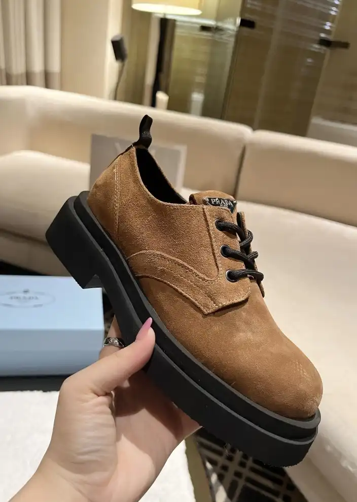 hype Prada Leather Shoes