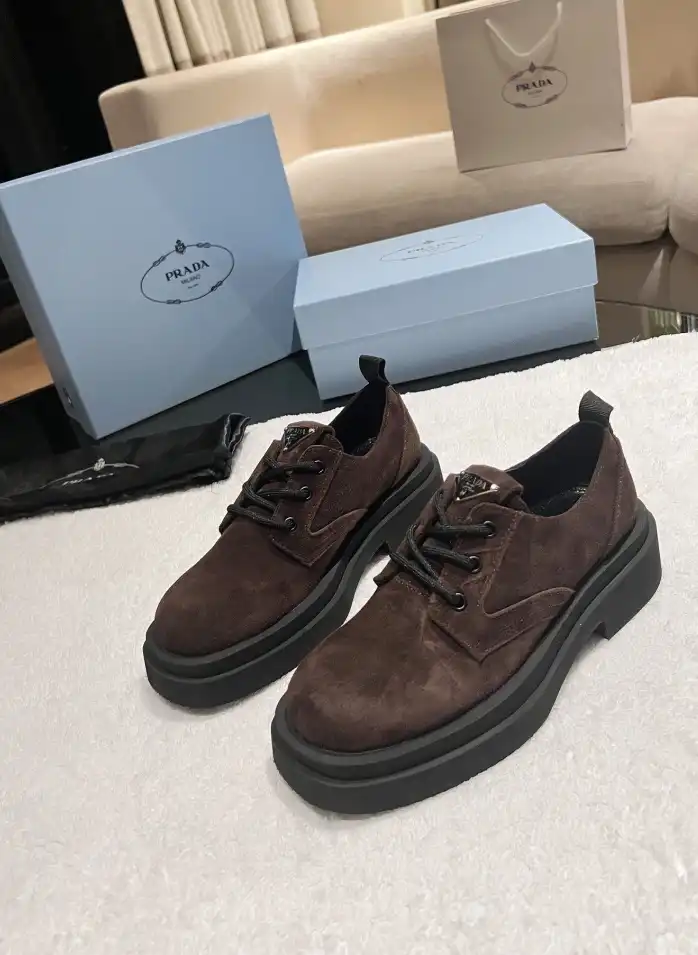 hype Prada Leather Shoes