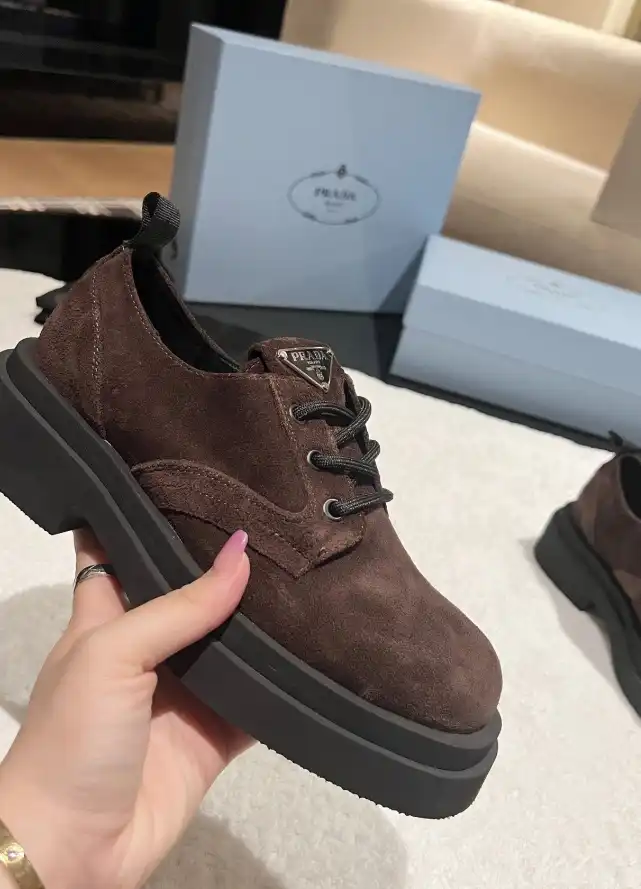 hype Prada Leather Shoes