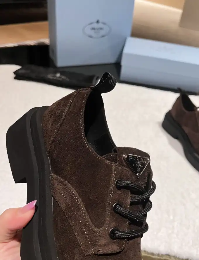 hype Prada Leather Shoes