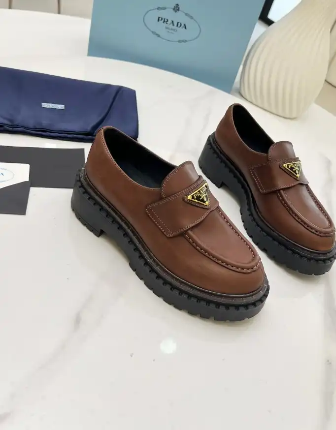 hype Prada Leather Shoes