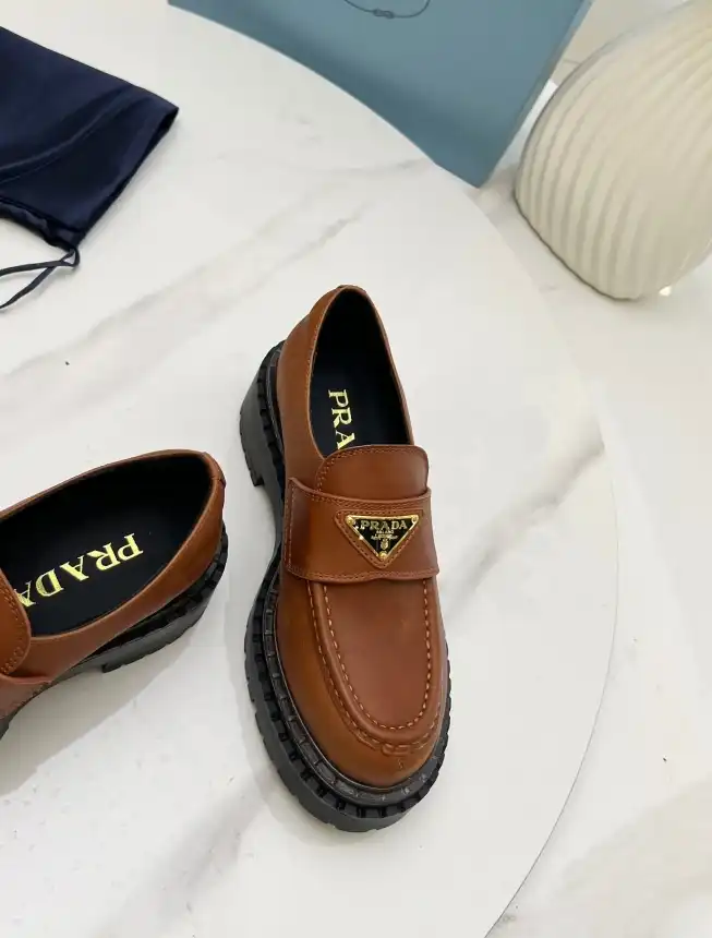 hype Prada Leather Shoes