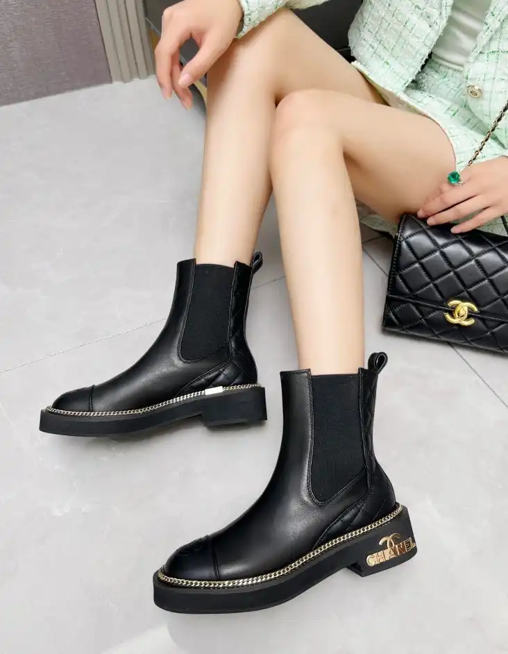 hype Chanel Boots