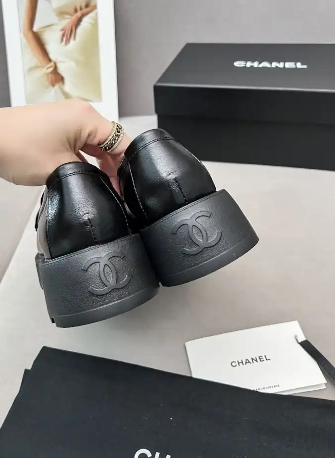 hype Chanel Leather Shoes