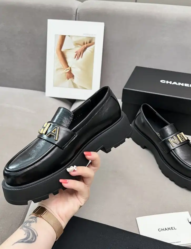 hype Chanel Leather Shoes