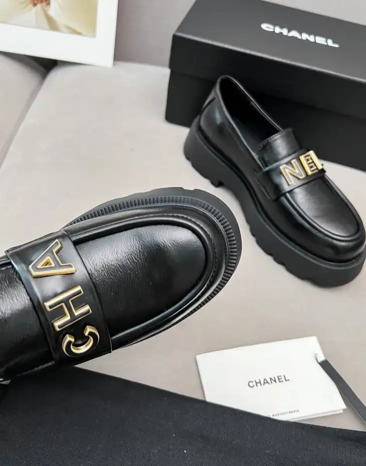 hype Chanel Leather Shoes