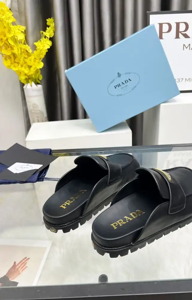 hype Prada Slippers