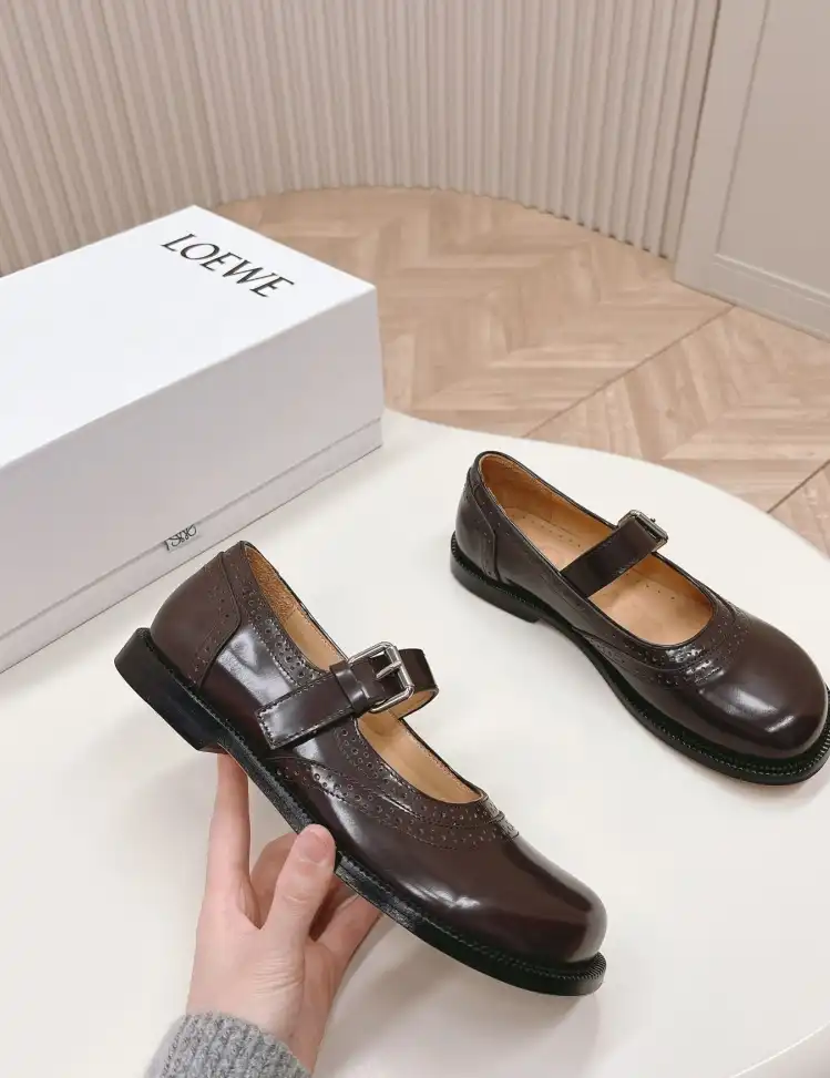 hype Loewe Leather Shoes