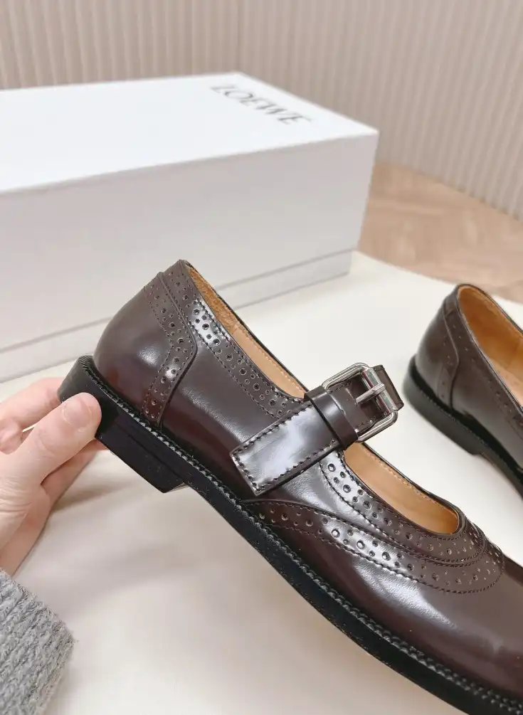 hype Loewe Leather Shoes