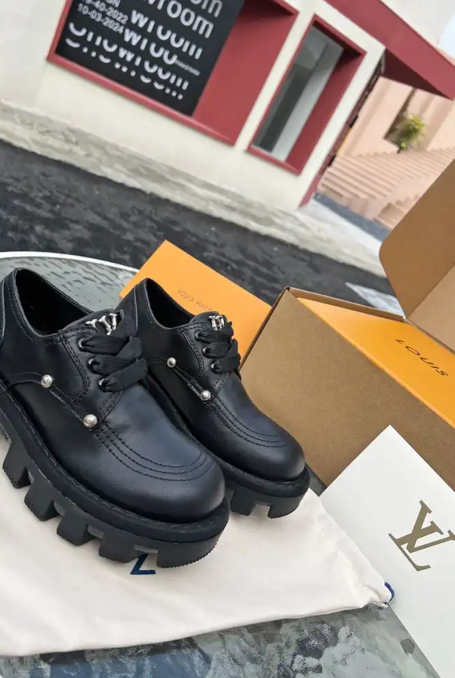 hype LV Leather Shoes