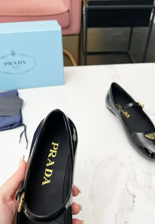 hype Prada flat shoes