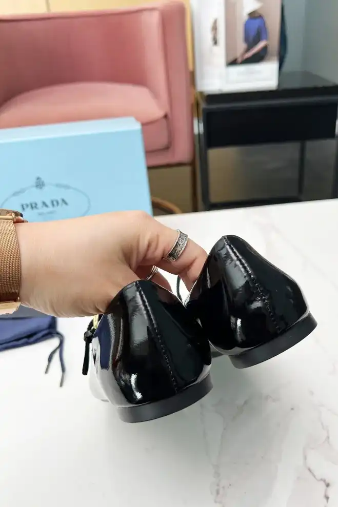 hype Prada flat shoes