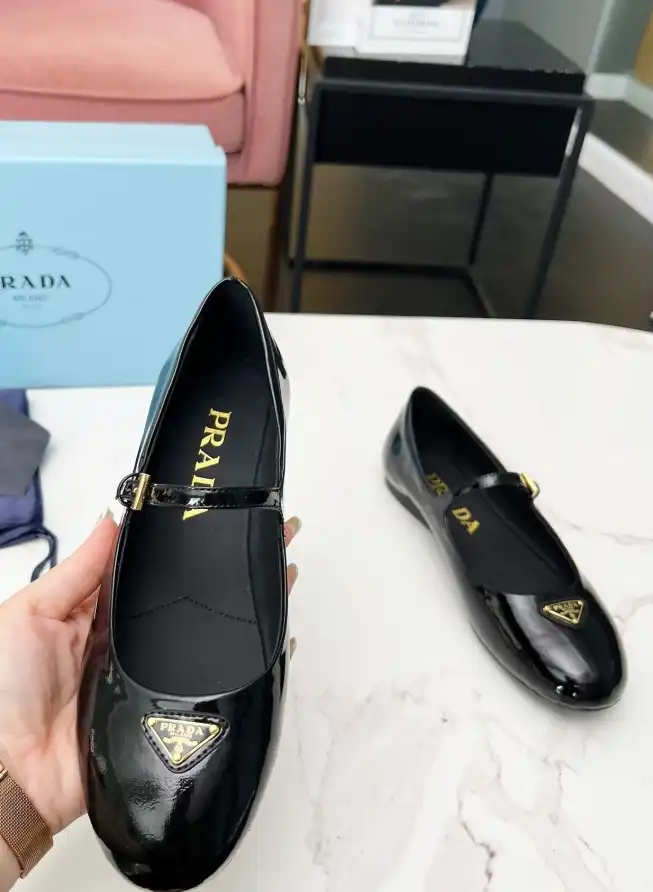 hype Prada flat shoes