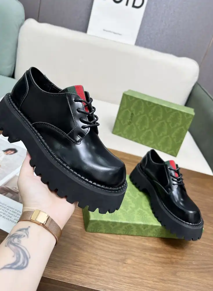 hype Gucci Leather Shoes