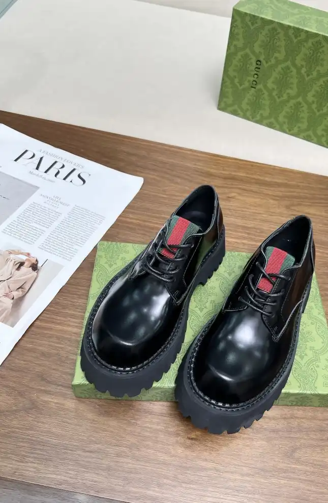 hype Gucci Leather Shoes