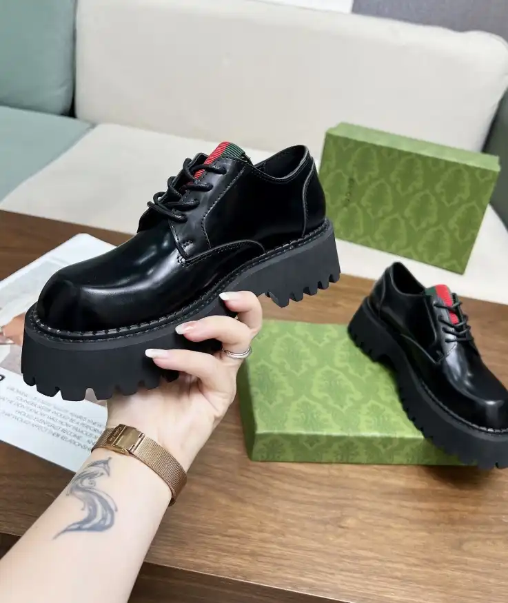 hype Gucci Leather Shoes