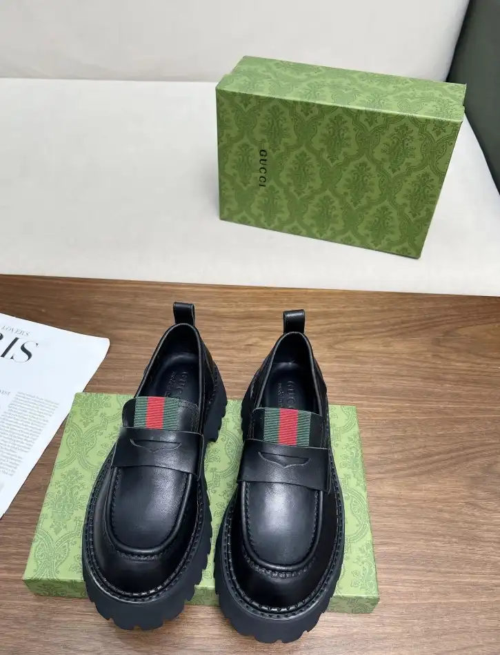 hype Gucci Leather Shoes