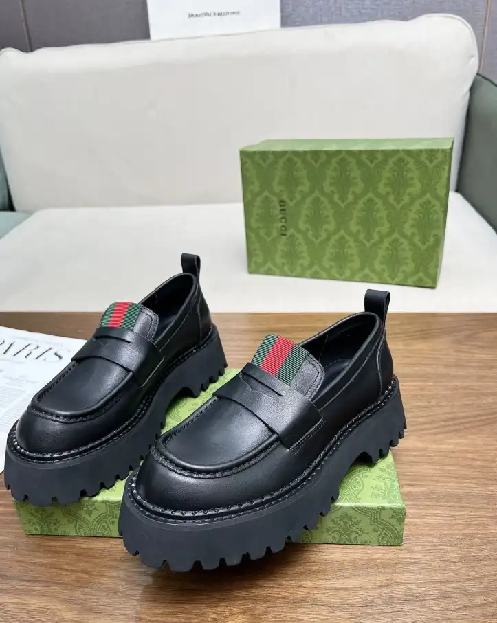 hype Gucci Leather Shoes