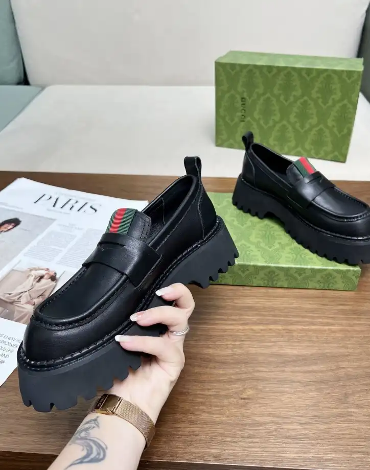 hype Gucci Leather Shoes