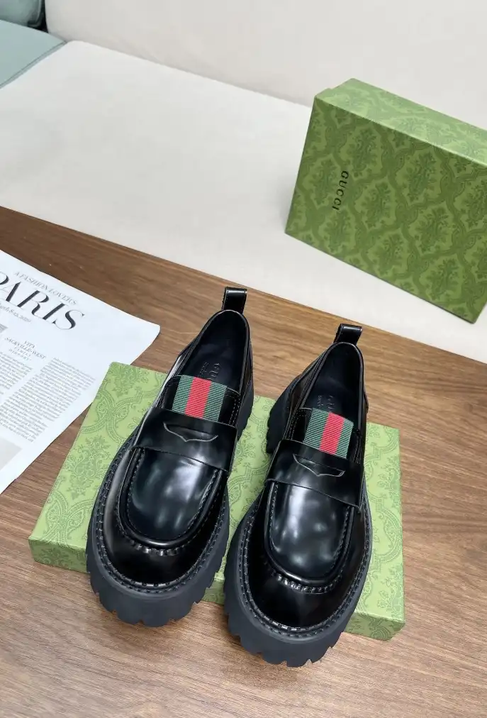 hype Gucci Leather Shoes