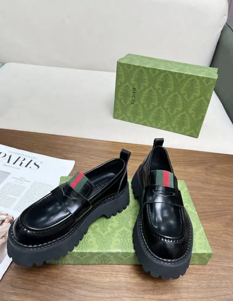 hype Gucci Leather Shoes