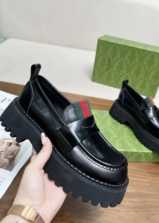 hype Gucci Leather Shoes