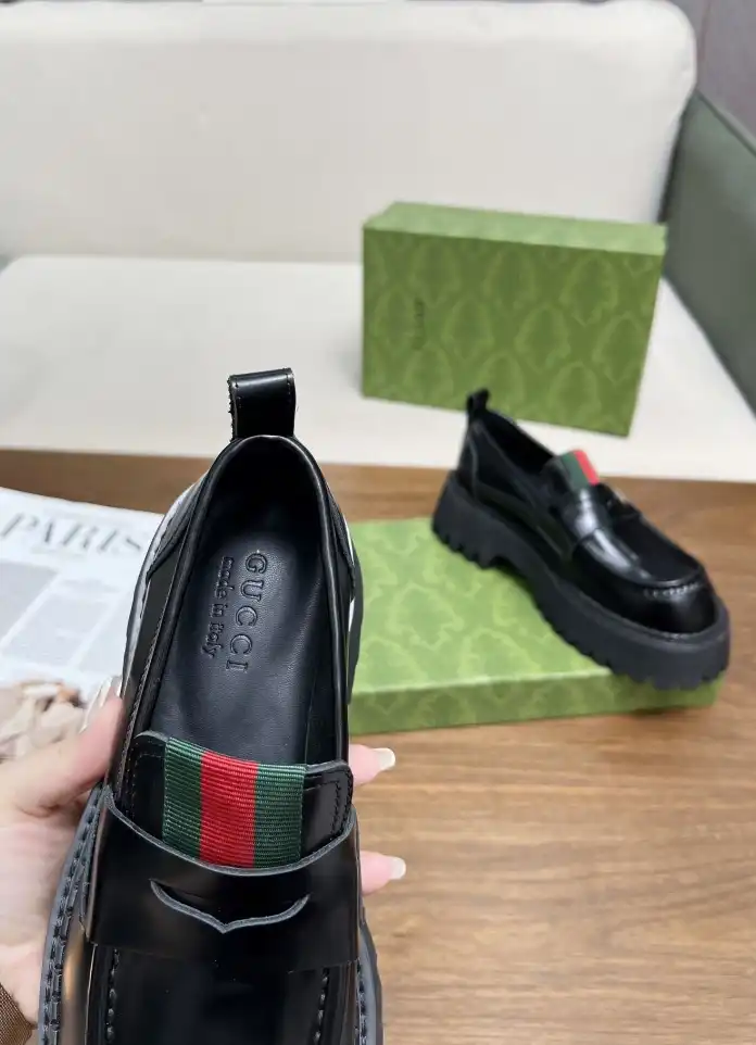 hype Gucci Leather Shoes