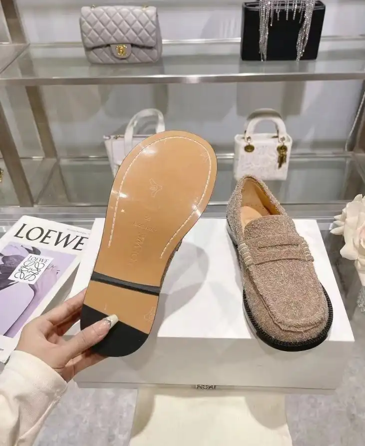 hype Loewe Leather Shoes