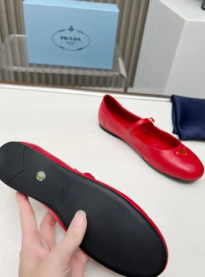 hype Prada flat shoes