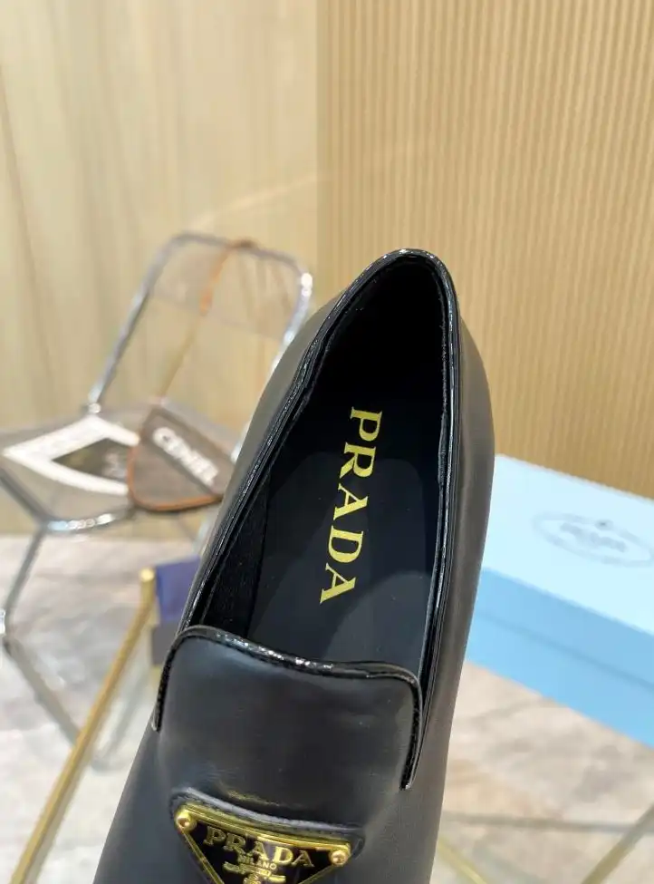 hype Prada Leather Shoes