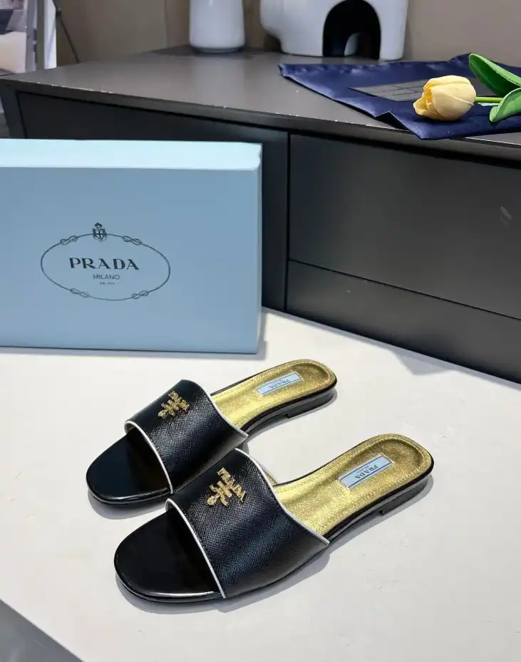 hype Prada Slippers