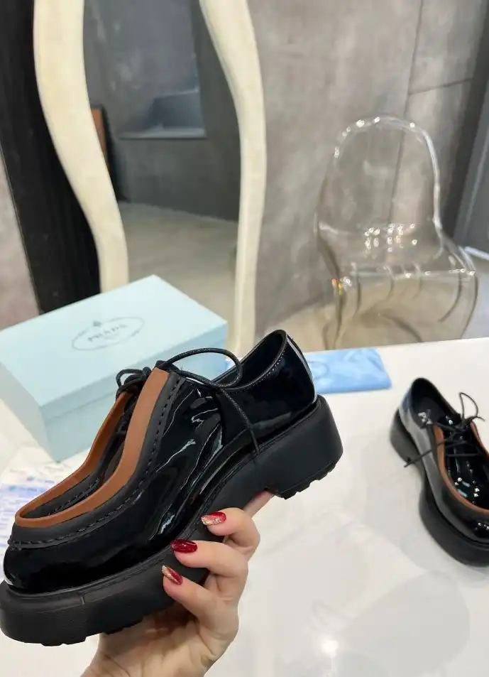 hype Prada Leather Shoes