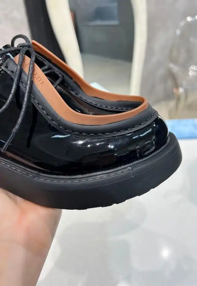 hype Prada Leather Shoes