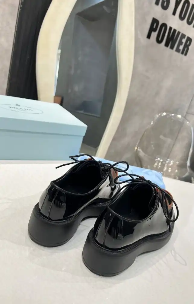 hype Prada Leather Shoes