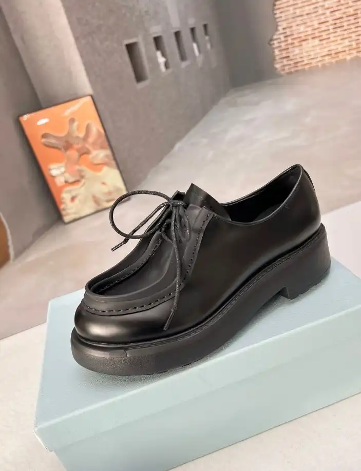 hype Prada Leather Shoes