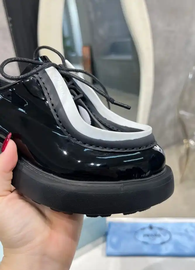 hype Prada Leather Shoes