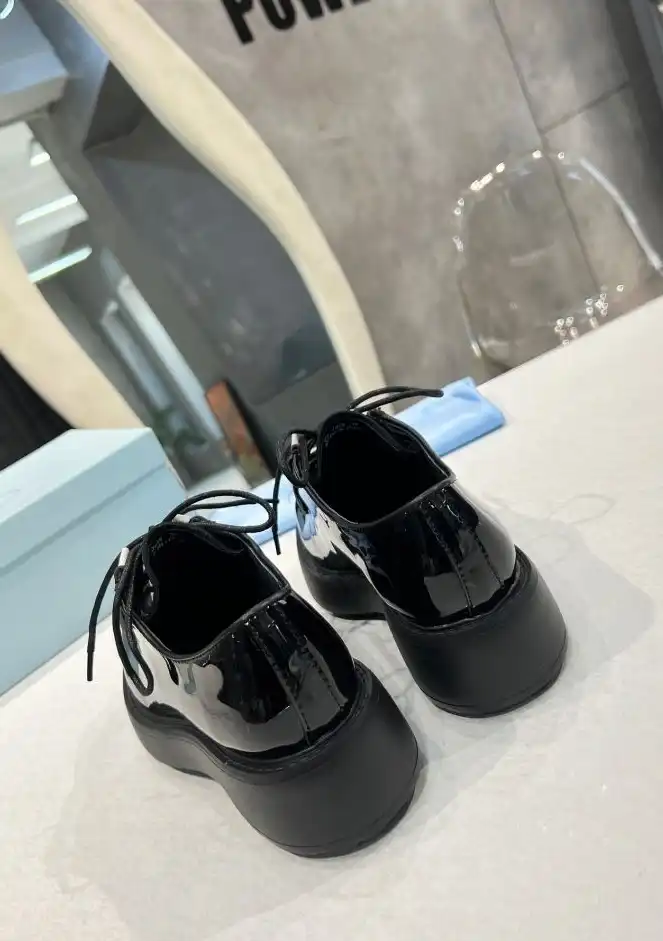 hype Prada Leather Shoes