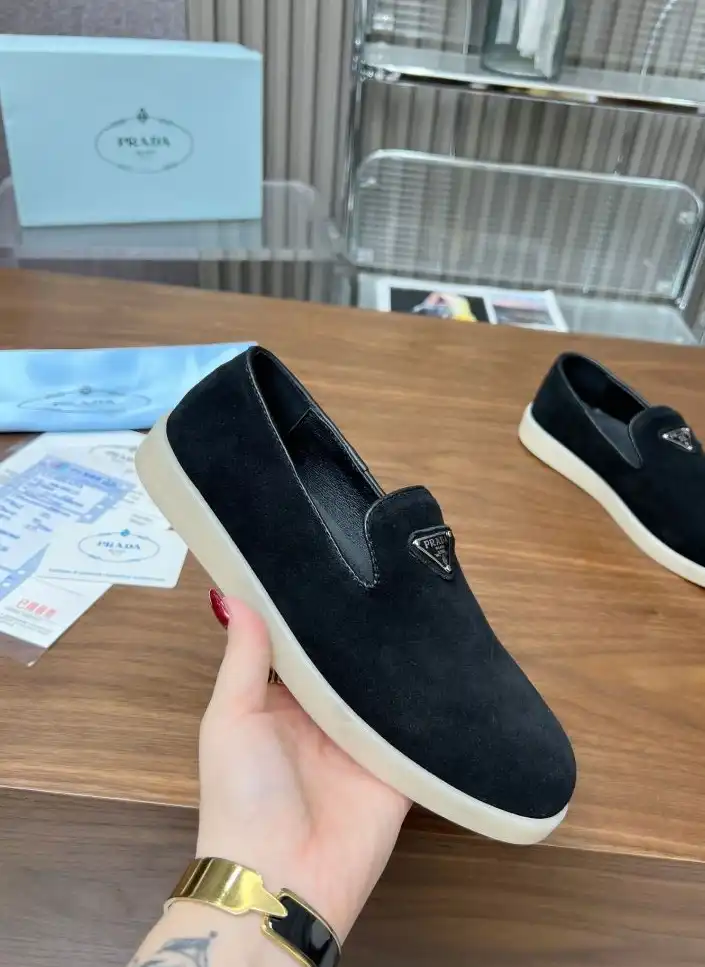 hype Prada Leather Shoes