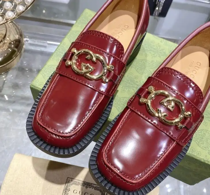 hype Gucci Leather Shoes