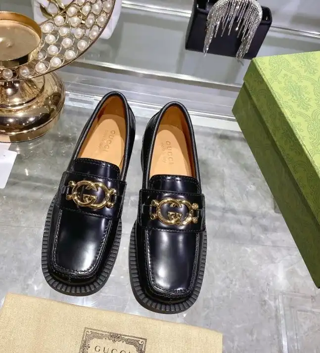 hype Gucci Leather Shoes