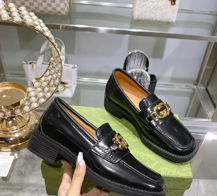 hype Gucci Leather Shoes