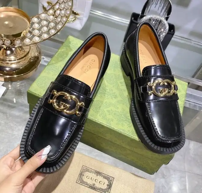 hype Gucci Leather Shoes