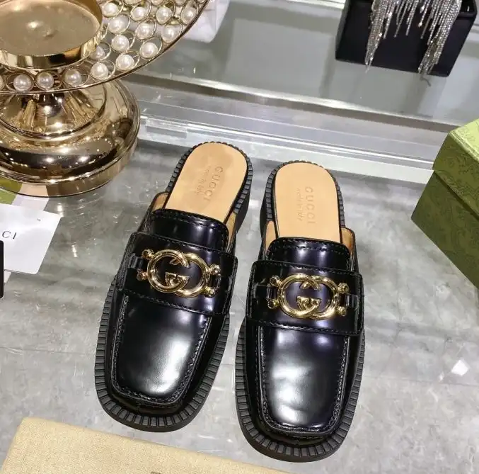 hype Gucci Leather Shoes